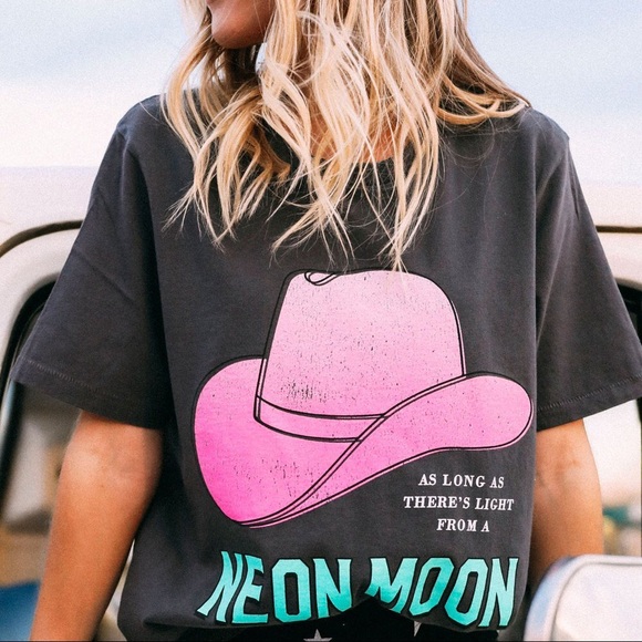 🆕 Neon Moon Graphic Tee - Picture 3 of 8